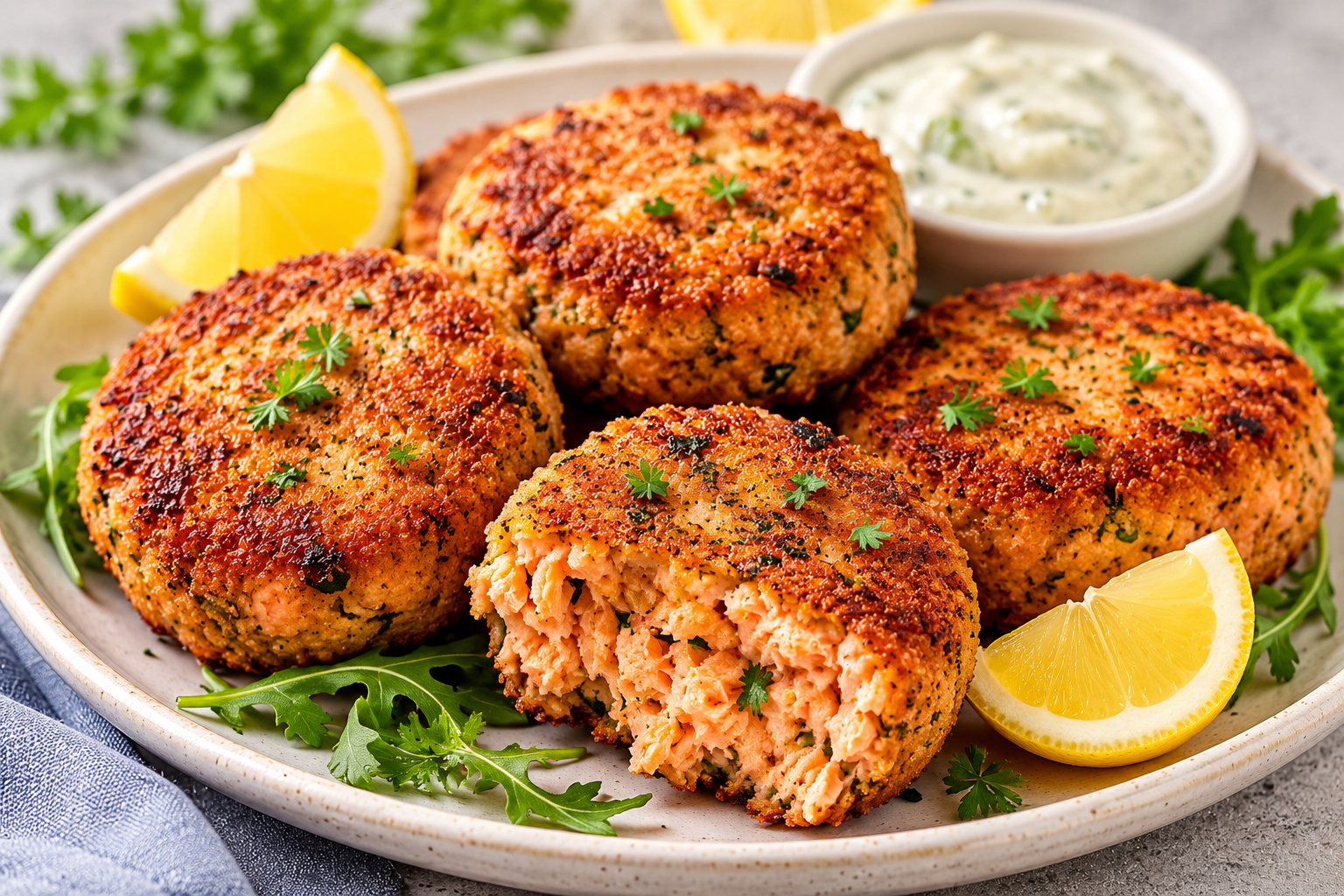 Crispy Salmon Fish Cakes
