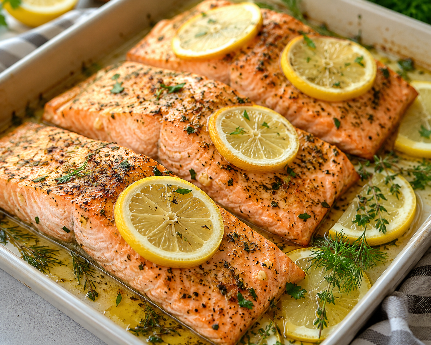 Lemon & Herb Baked Salmon