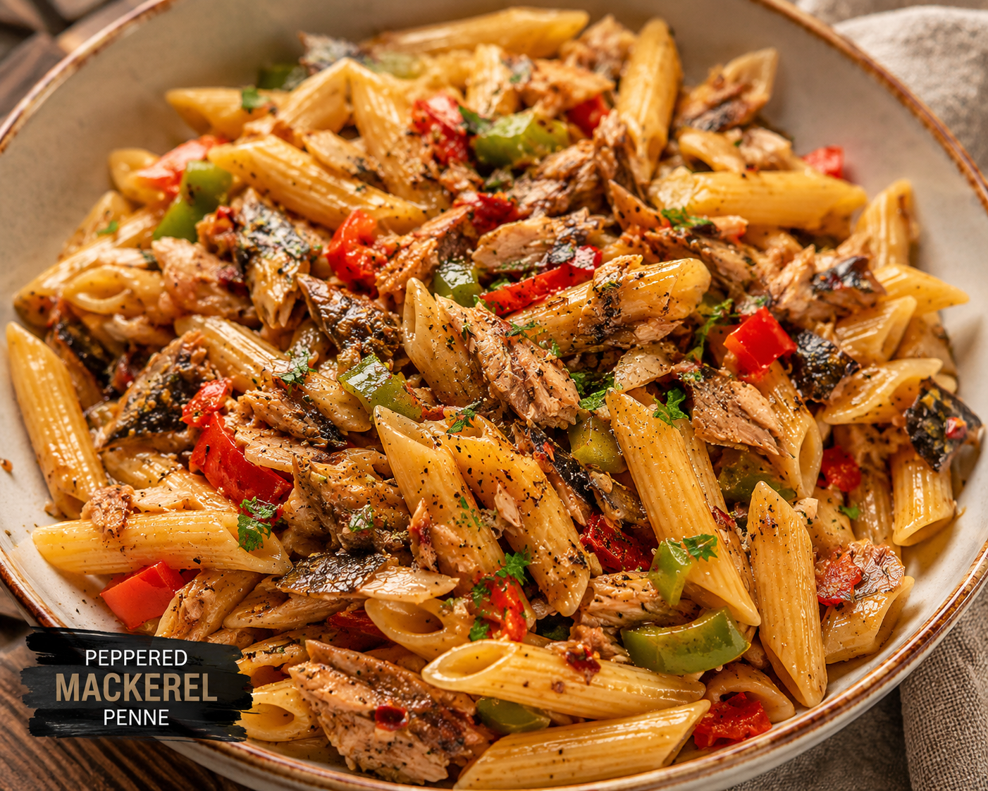 Smoked Mackerel Penne